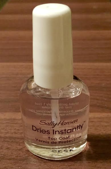 Dries instantly top coat by Sally Hansen